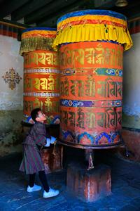 Prayer Wheel, Bhutan Prayer Wheel, Bhutan